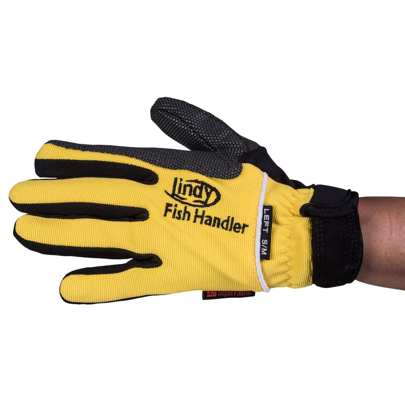 Lindy Fish Handling Glove (Small/Medium, Yellow, Left-hand) - Image 1